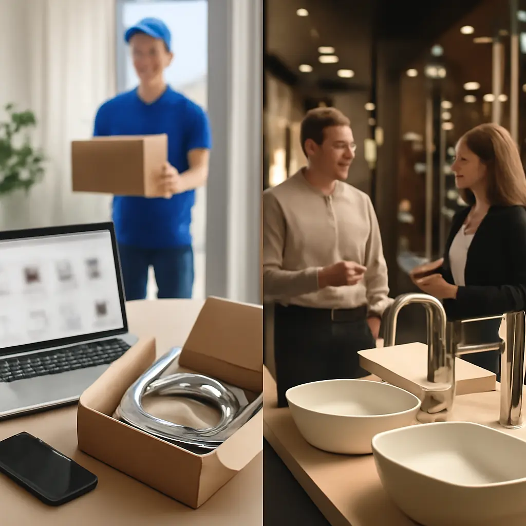 Интернет-магазин сантехники vs шоурум: победитель и лучшие советы