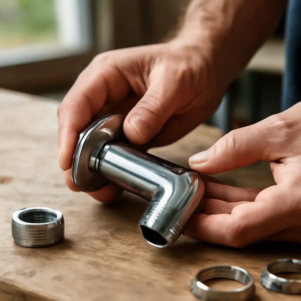 Контроль качества сантехники Инспекция качества сантехнического изделия на рабочем столе